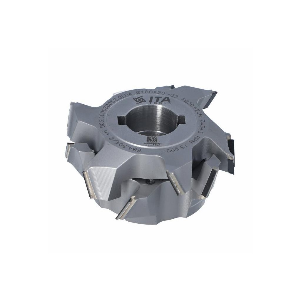 ITA DIA - předfrézy regulované DGS (D=100; l=20-52; F=30+2; H=4; Z3+3+3+3; LH)