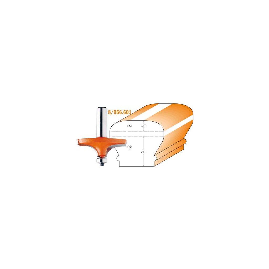 CMT Fréza na stoly a zábradlí (D=63,5; I=19; L=67,9; S=12; TYP A; Z2; RH)