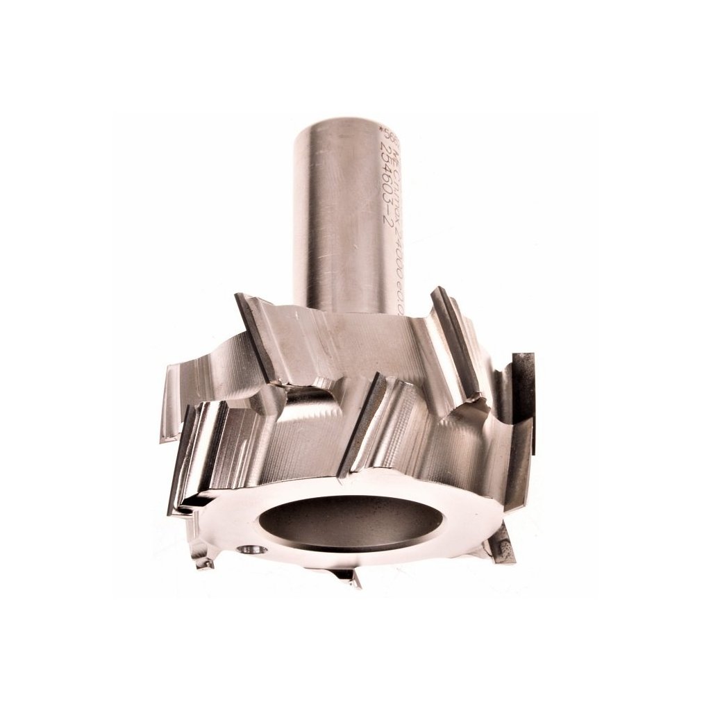 ITA DTJ - Diamantová fréza Z3+3 | Z4+4 (D=80; l=40; L=95; S=25; H=0; Z6+6; STAINLESS STEEL; RH)