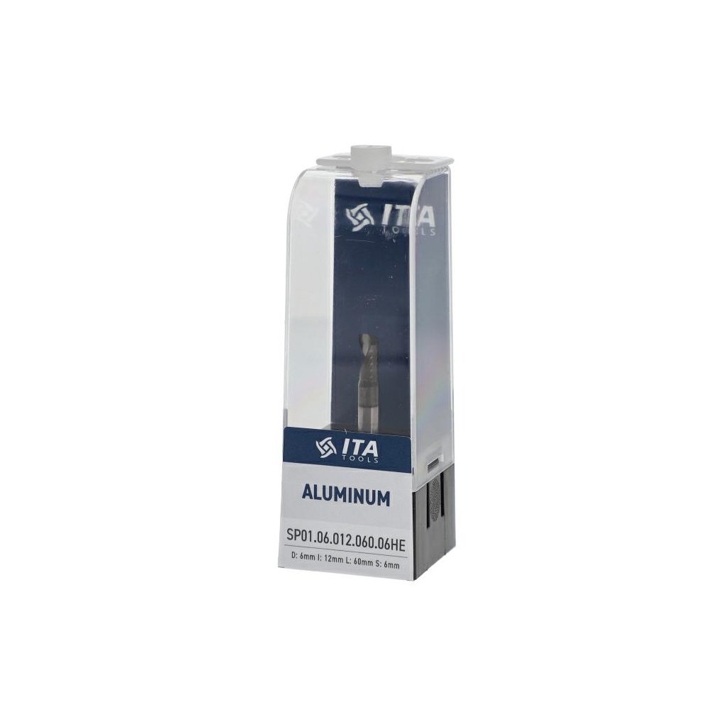 ITA Displejové frézy Premium Tools (D=6; l=12; L=60; S=6; Pos.; Z1; VHM; RH - povlakované HC)