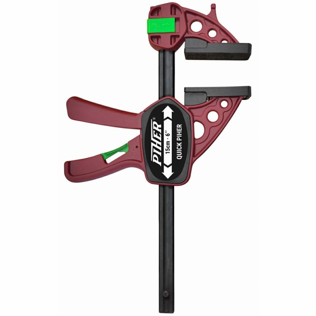 PIHER Jednoruční svěrky model Quick (Výška čelistí=60; šířka čelistí=80; nosnost=150kg)