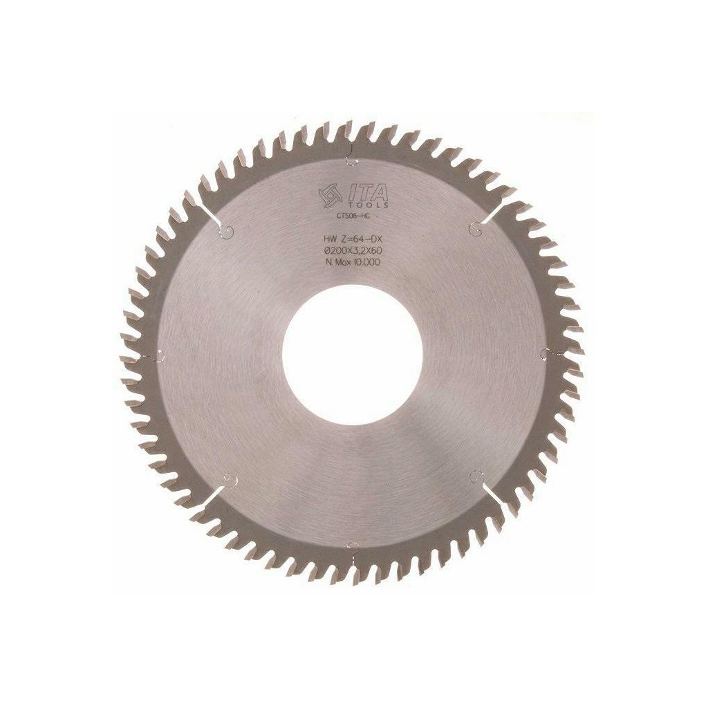 ITA PKA - Kapovací pilový kotouč pro olepovačky hran (D=125; F=30; PH=-; Z=24; K=2.6; P=1,6; R)