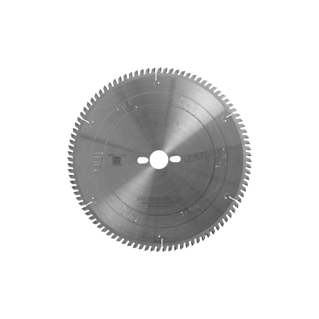 ITA PA1 - Pilový kotouč pro neželezné kovy a PVC (D=300; F=30; PH=PH03; Z=96; K=3,2; P=2,6; TP)