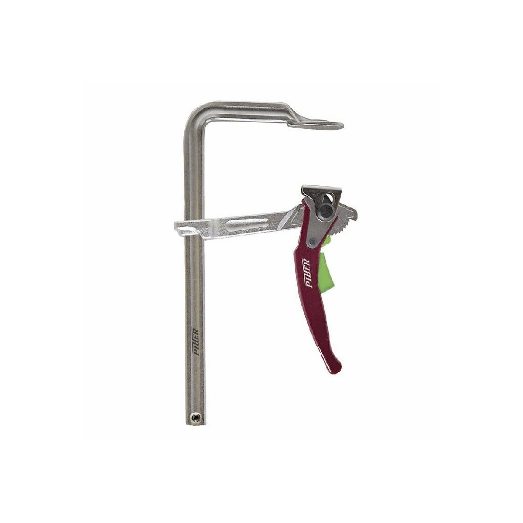 PIHER Páková svěrka model PAL (Výška čelisti=120; Šířka čelisti=80; Plocha=16 x 7,5 mm; Nosnost=3000;)