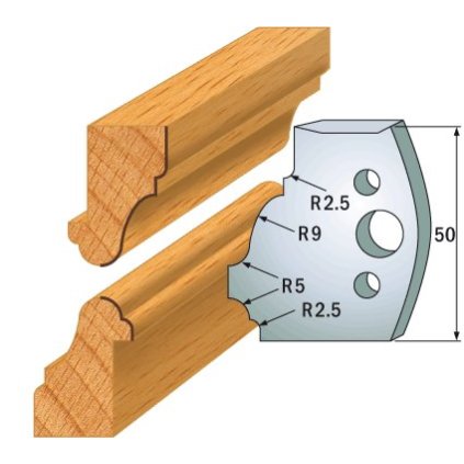 ITA 690.558 profilový nůž (L=0; H=50; K=4; SP)