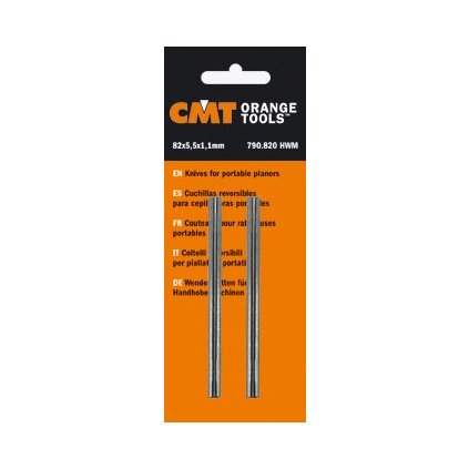 ITA Oboustranný nůž HWM pro přenosné hoblíky (L=82; H=5,5; K=1,1)