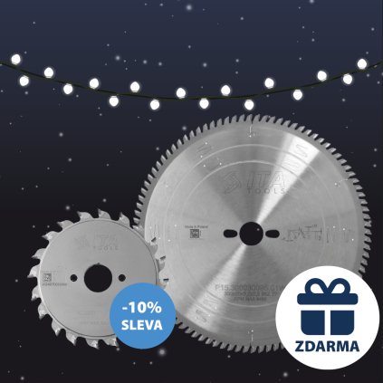 ITA DSC - DIA Skládaný předřez 100x20x2,8-3,6 10+10Z H=4  + (ZDARMA) ITA P15 - Kotouč 300x30x3,2x2,2 96Z TFZ