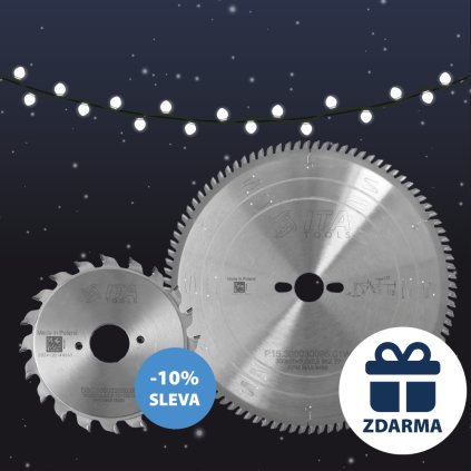 ITA DSC - DIA Skládaný předřez 100x22x2,8-3,6 10+10Z H=4  + (ZDARMA) ITA P15 - Kotouč 300x30x3,2x2,2 96Z TFZ