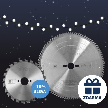 ITA DSC - DIA Skládaný předřez 125x22x2,8-3,6 12+12Z H=4  + (ZDARMA) ITA P15 - Kotouč 300x30x3,2x2,2 96Z TFZ