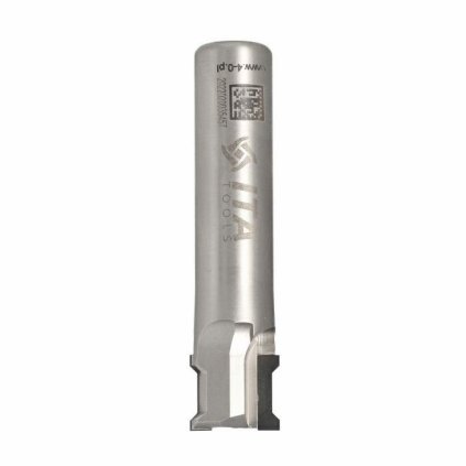 ITA FDE - Speciální diamantová stopková fréza - dvojité zkosení (D=18; l=11; L=78; S=16; H=3; D1=15; a=45; Z2; ; RH)