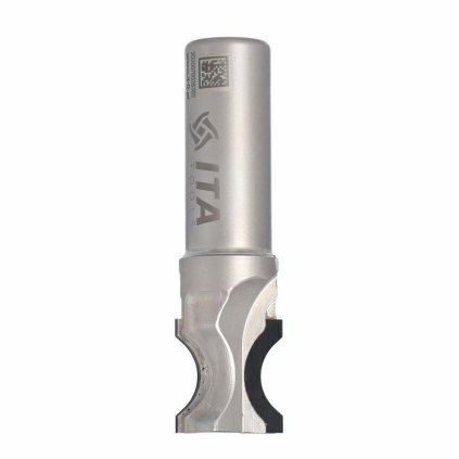 ITA FDJ - Speciální diamantové stopkové frézy - BULLNOSE (D=25; l=18; L=96; S=20; H=4; D1=0; R=10; Z2; STEEL; RH)