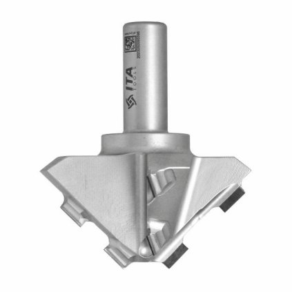 ITA FDH - Diamantová fréza profilová pro zkosení (D=102,4; l=40; L=110; S=20; H=4; a44,5; Z2+1+2+1+2; STEEL; RH)