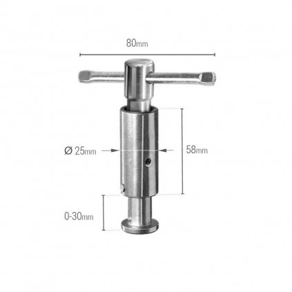 PIHER Přítlačný kolík 105x34 mm; T-rukojeť