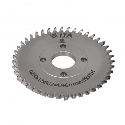 ITA Formovací hlava Hogger - Compact (D=250; F=60; PH=4/15/100; I=12; Z=42/6; OBROTY=LH; H=6)