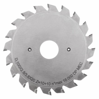 ITA DSC - DIA Předřezový skládaný kotouč pro formátovací pilu (D=70; F=20; PH=-; Z=8+8; K=2,8-3,6; P=2,2; FTG; H=0)
