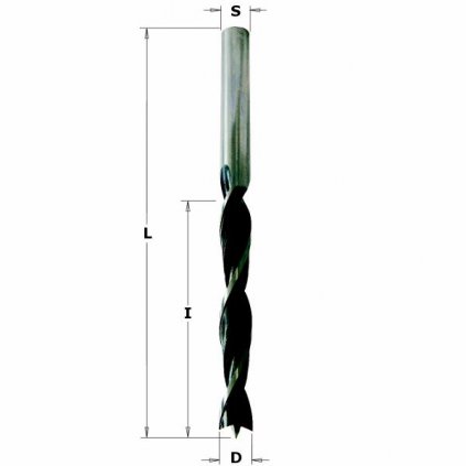 CMT/ITA 517 Fréza s Bradovým hrotem SP 2 spirály