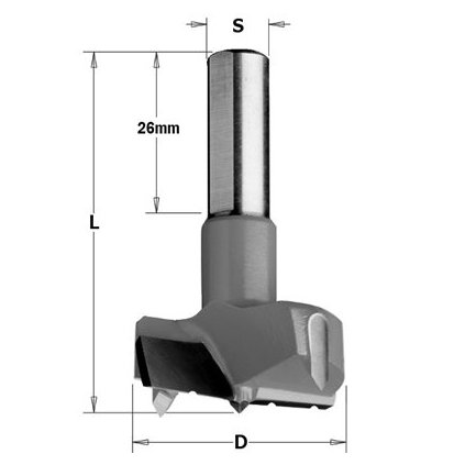 CMT 317 Krátký S=10x26 L=57,5