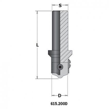 CMT 615 Profilové frézy