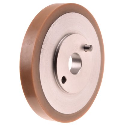 WAG.14 WADKIN (Válec D= 140, F= 25, W= 10, hnědý, 2 otvory, Tk= 55, 70 ShA)