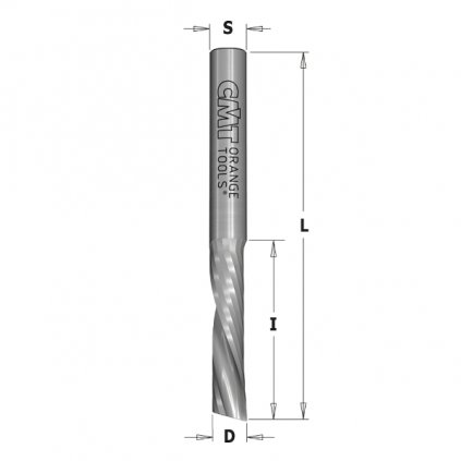 CMT Orange Tools  198.6 Spirálové bity s plným karbidem Z1 negativní