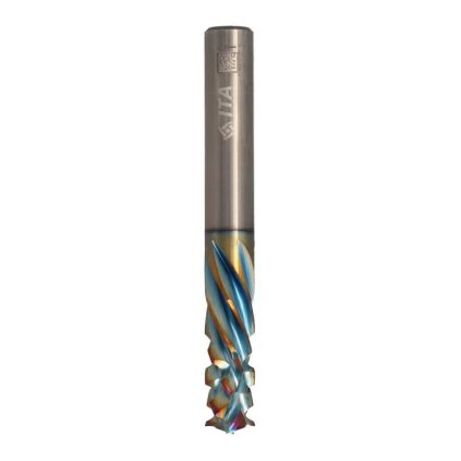 ITA X99 - Kompresní spirálová fréza - povlakovaná Platinum Z2+6 (D=10; l=25; L=80; S=10; l1=4,5; Pos/Neg; Z2+6; Platinum; RH)