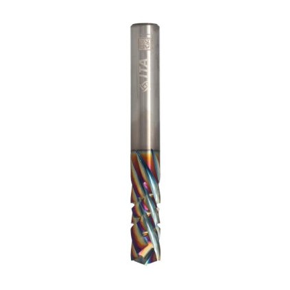 ITA X99 - Kompresní spirálová fréza - povlakovaná Platinum Z2+6 (D=9,52; l=25,4; L=76,2; S=9,52; l1=4,3; Pos/Neg; Z2+6; Platinum; RH)