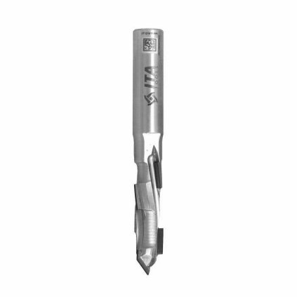 ITA DTA.V – Diamantové stopkové frézy Z1+1 s V hrotem (D=12; l=36; L=91; S=12; H=2,5; STAINLESS STEEL; Z1+1; RH)