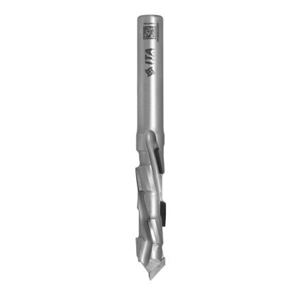 ITA DTA.V – Diamantové stopkové frézy Z1+1 s V hrotem (D=14; l=50; L=87; S=12; H=2,5; STAINLESS STEEL; Z1+1; RH)