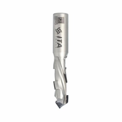ITA DTA.V – Diamantové stopkové frézy Z1+1 s V hrotem (D=20; l=54; L=109; S=20; H=2,5; STAINLESS STEEL; Z1+1; RH)