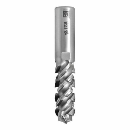 ITA DTD - Speciální diamantová stopková fréza (D=20; l=53; L=113; S=20; a45°; H=4,5; Z2+2; STAINLESS STEEL; LH)