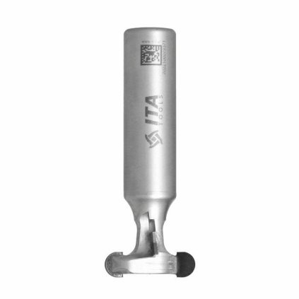 ITA FSP - Speciální diamantová stopková fréza - T-drážka (D=27,3; l=11,5; L=0; S=16; H=0; TYP=D; Z2+2; -; RH)