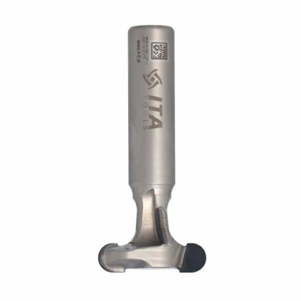 ITA FSP - Speciální diamantová stopková fréza - T-drážka (D=27,6; l=15,5; L=0; S=12; H=0; TYP=E; Z2+2; -; RH)