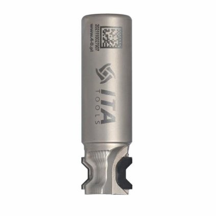 ITA FDE - Speciální diamantová stopková fréza - dvojité zkosení (D=20; l=8,5; L=70; S=20; H=0; D1=15; a=0; Z2; ; RH)