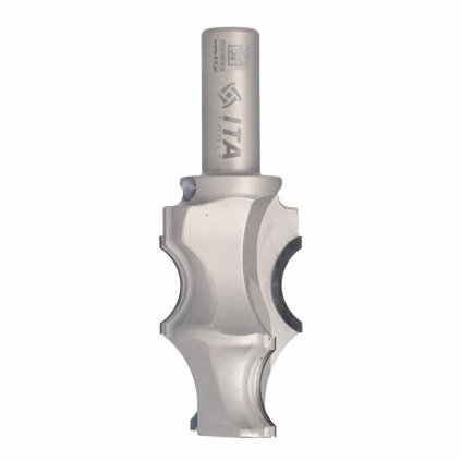 ITA FDJ - Speciální diamantové stopkové frézy - BULLNOSE (D=50; l=61,5; L=0; S=20; H=0; D1=36; R=15; Z2+2; ; RH-LH)