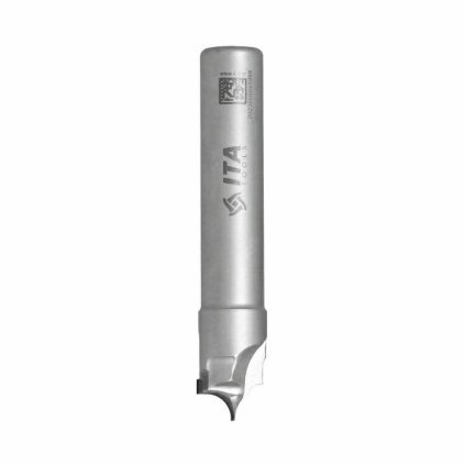 ITA FDQ - Speciální diamantová stopková fréza profilová (D=14; l=5; L=70; S=12; H=3; R=4,5; Z1; STAINLESS STEEL; RH)