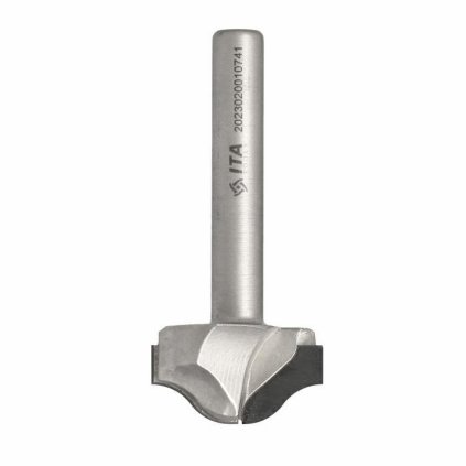 ITA FDQ - Speciální diamantová stopková fréza profilová (D=26; l=12; L=0; S=8; H=-; R=7,5; Z2; STAINLESS STEEL; RH)