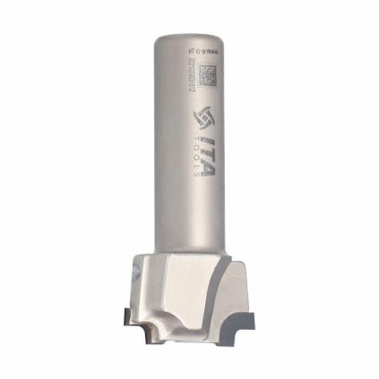 ITA FDQ - Speciální diamantová stopková fréza profilová (D=35; l=20; L=0; S=16; H=-; R=2; Z2; STAINLESS STEEL; RH)
