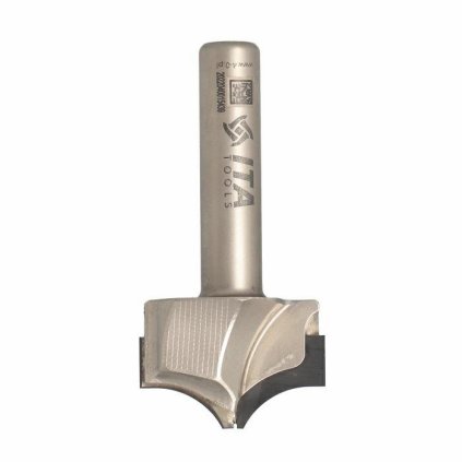 ITA FDQ - Speciální diamantová stopková fréza profilová (D=36; l=8; L=0; S=12; H=-; R=15; Z2; STAINLESS STEEL; RH)