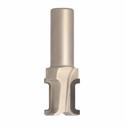ITA FDF - Speciální diamantová stopková fréza - dvojitý rádius (D=30; l=22; L=90; S=20; H=4; D1=22; R=2; Z2; STEEL; RH)