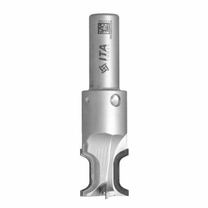 ITA FDF - Speciální diamantová stopková fréza - dvojitý rádius (D=32; l=23; L=120; S=20; H=4; D1=20; R=5; Z2+1; STAINLESS STEEL; RH)