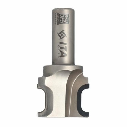 ITA FDF - Speciální diamantová stopková fréza - dvojitý rádius (D=46; l=20; L=95; S=20; H=4; D1=32; R=5; Z2; STEEL; RH)