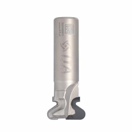 ITA FDU - Speciální diamantová stopková fréza - pro podřezávání (D=30; l=13,75; L=80; S=20; H=0; Z2; STAINLESS STEEL; RH)