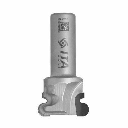 ITA FDU - Speciální diamantová stopková fréza - pro podřezávání (D=40; l=12,5; L=80; S=20; H=0; Z2; STAINLESS STEEL; RH)