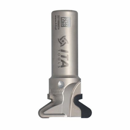 ITA FDU - Speciální diamantová stopková fréza - pro podřezávání (D=40; l=18; L=80; S=20; H=0; Z2; STAINLESS STEEL; RH)