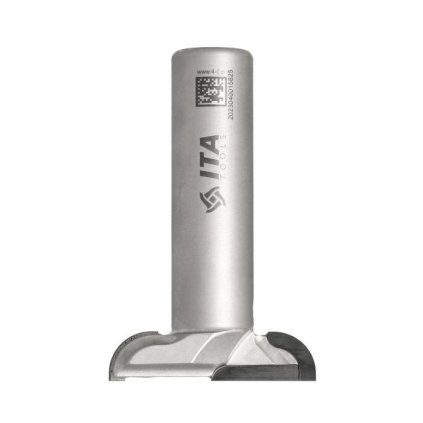ITA FDU - Speciální diamantová stopková fréza - pro podřezávání (D=50; l=12; L=80; S=20; H=0; Z2+1; STAINLESS STEEL; RH)