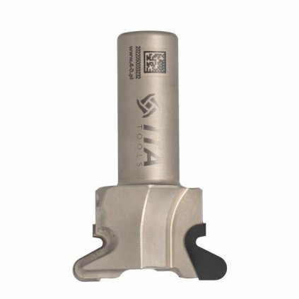 ITA FDU - Speciální diamantová stopková fréza - pro podřezávání (D=50; l=14; L=80; S=20; H=0; Z2; STAINLESS STEEL; RH)
