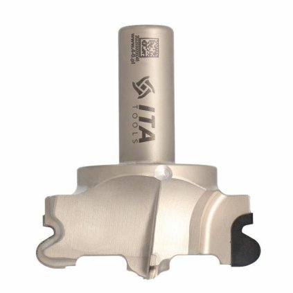 ITA FDU - Speciální diamantová stopková fréza - pro podřezávání (D=80; l=19; L=90; S=20; H=0; Z2+2; STAINLESS STEEL; RH)
