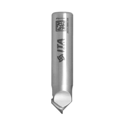 ITA FDH - Diamantová fréza profilová pro zkosení (D=12; l=6; L=55; S=12; H=3; a45; Z1; STEEL; RH)