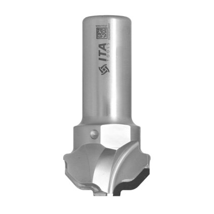 ITA DIA - Speciální diamantová stopková fréza - sada pro dekoraci - série FFR (D=46; l=13,7; L=90; S=25; H=4; Z2; -; RH)