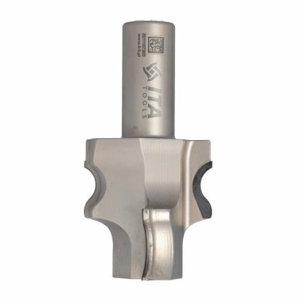 ITA DIA - Speciální diamantová stopková fréza - sada pro dekoraci - série FFR (D=60,8; l=51,1; L=0; S=25; H=0; Z2+2; -; RH)